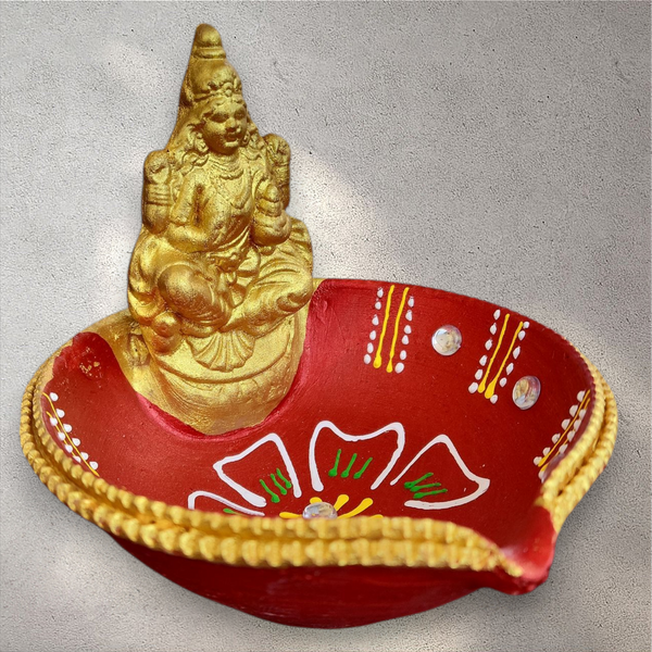 Lakshmi Clay Lamp
