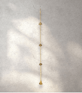 Gold Pearl Lotus Bell Garland