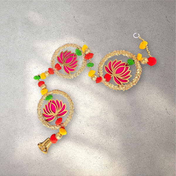 Pink Lotus Bell Garland