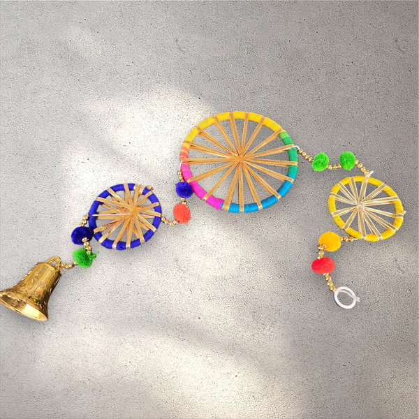 Decorative Multi-Colour Bell Garland