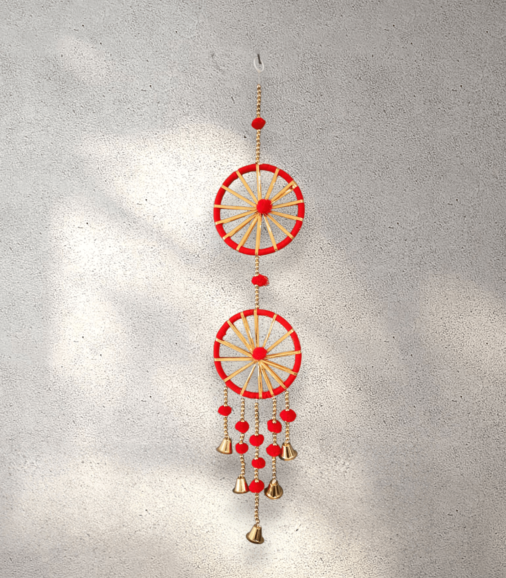 Decorative Red Bell Garland