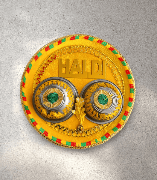 Haldi Tray with Bowls