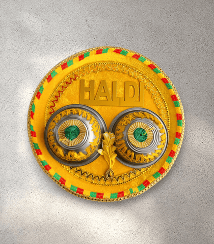Haldi Tray with Bowls