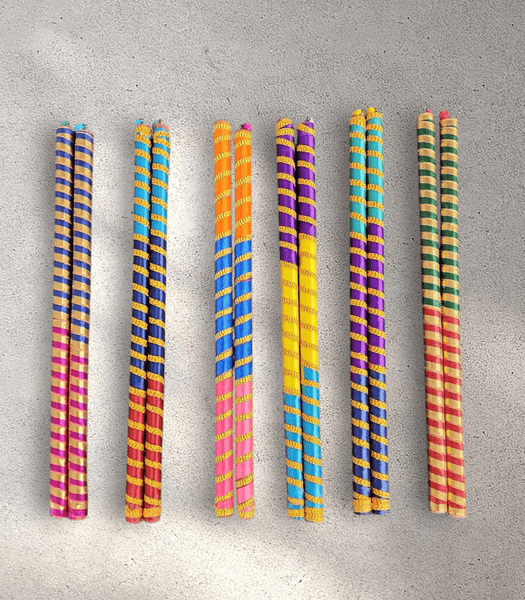 Multi Colour Dandiya (Dancing) Sticks