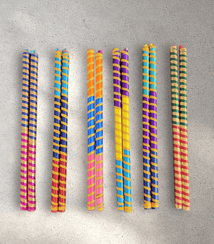 Multi Colour Dandiya (Dancing) Sticks
