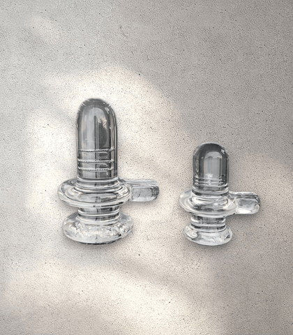Quartz Sphatik Shivling (Lingam)