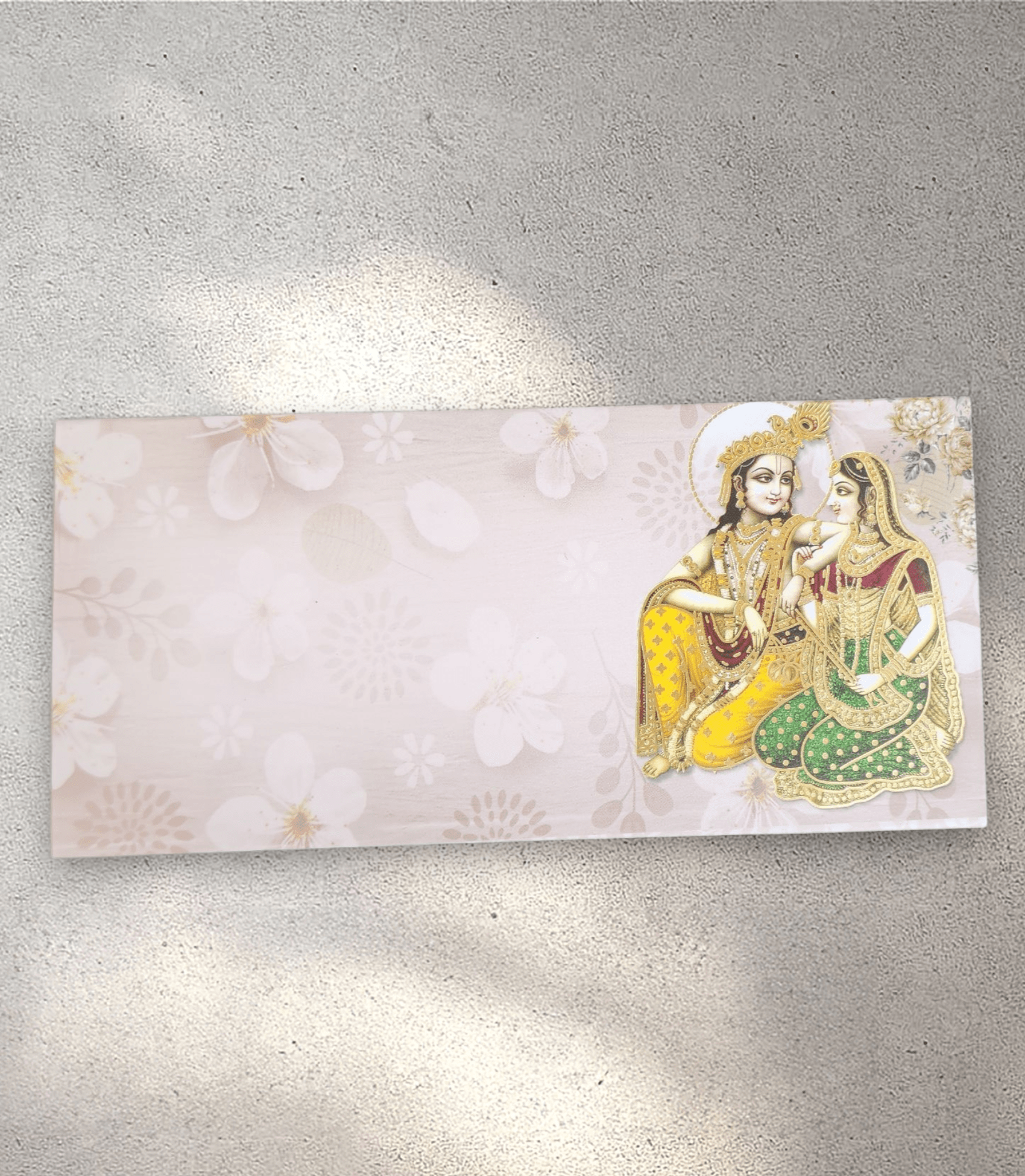Floral Radha Krishna Envelope (Pack of 10)
