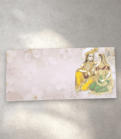 Floral Radha Krishna Envelope (Pack of 10)