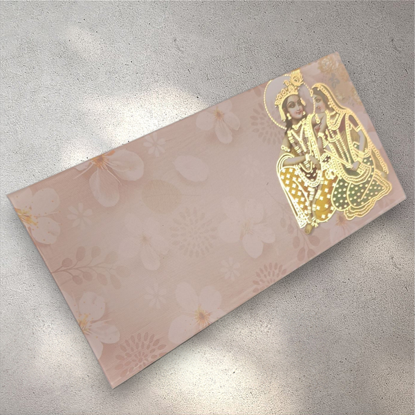 Floral Radha Krishna Envelope (Pack of 10)