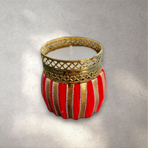 Diwali Tealight Holder with Candle