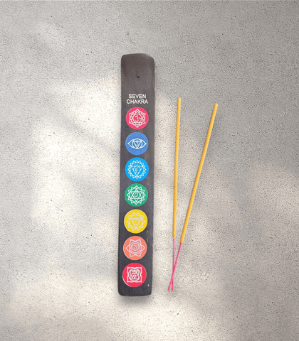Wooden Chakra Incense Holder