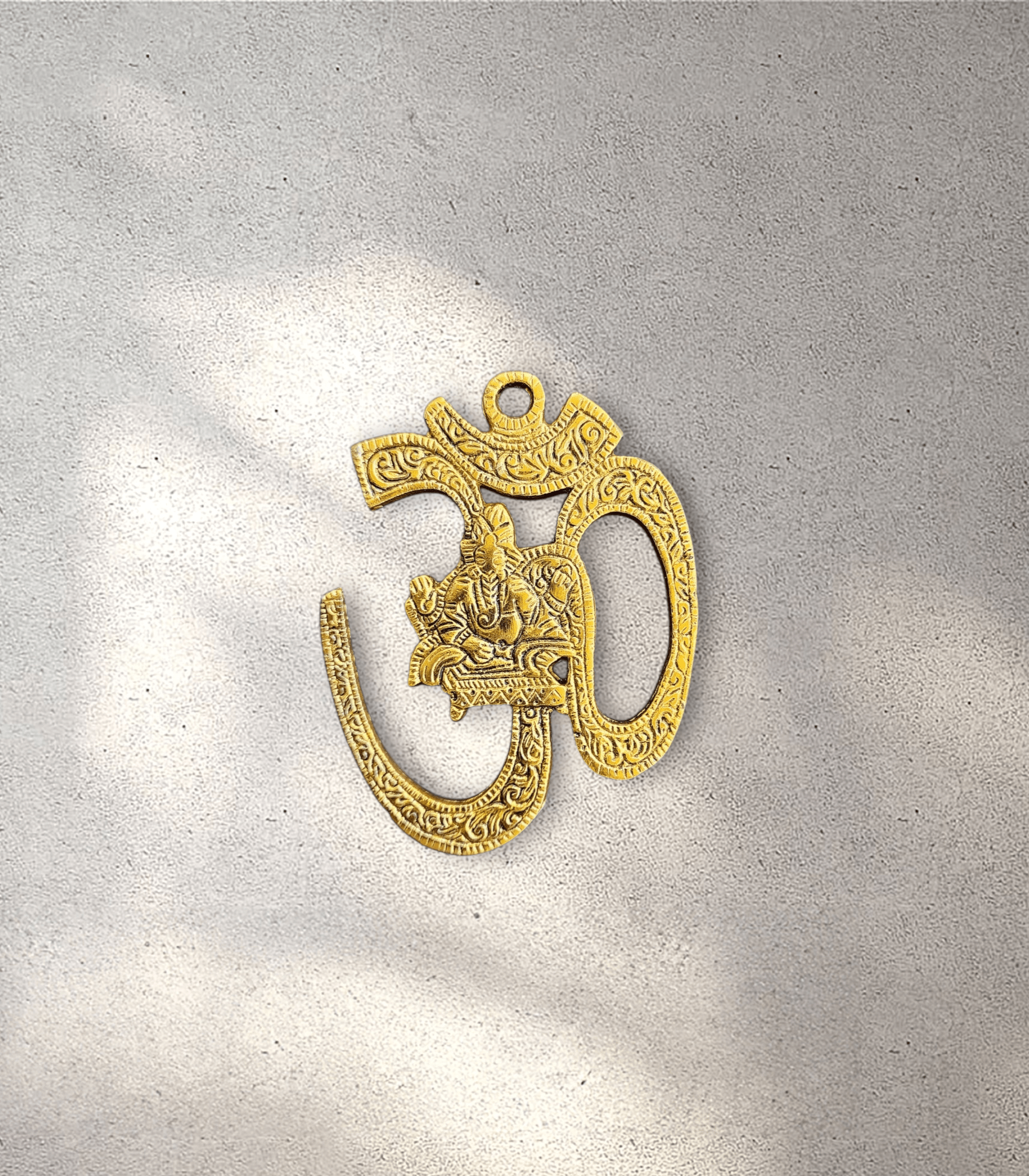 Aum Ganesha Metal Hanging Ornament