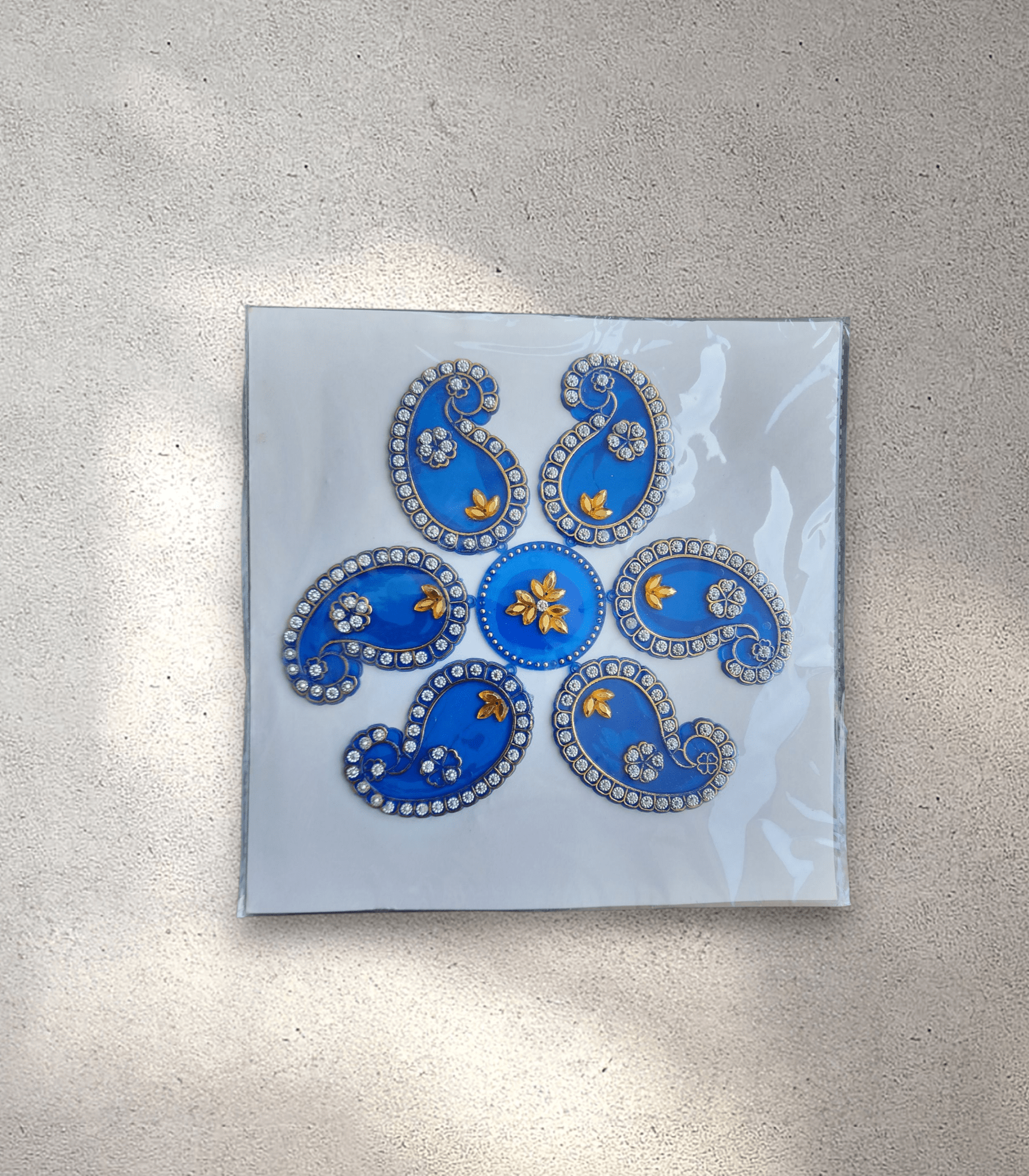 Small Perspex Rangoli Mat - 6