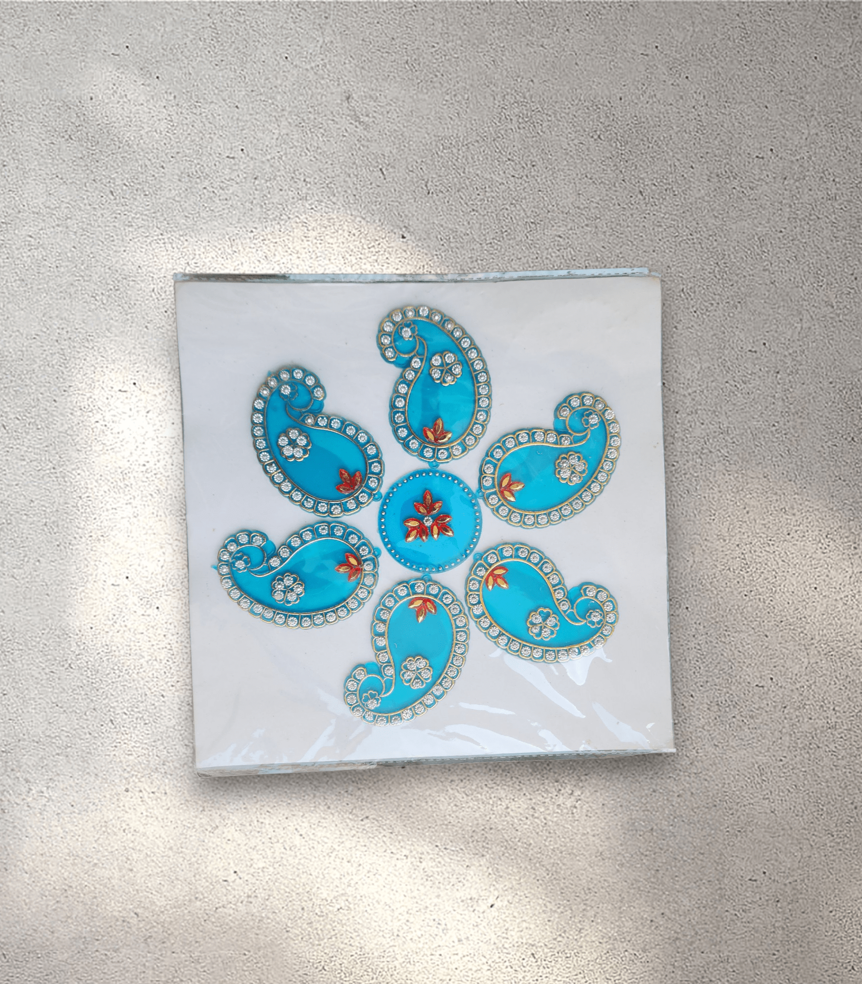 Small Perspex Rangoli Mat - 4