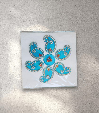Small Perspex Rangoli Mat - 4