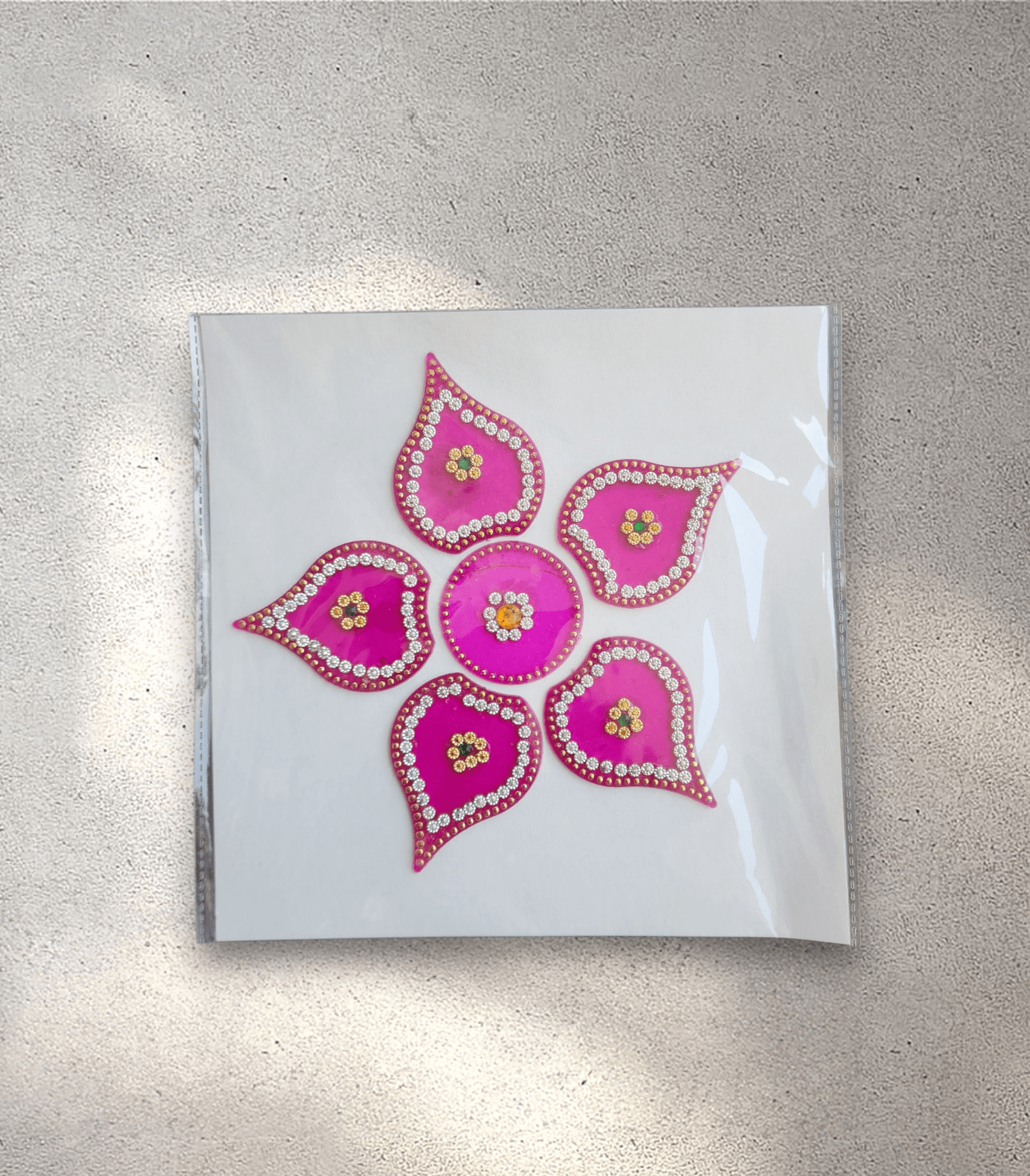 Small Perspex Rangoli Mat - 3