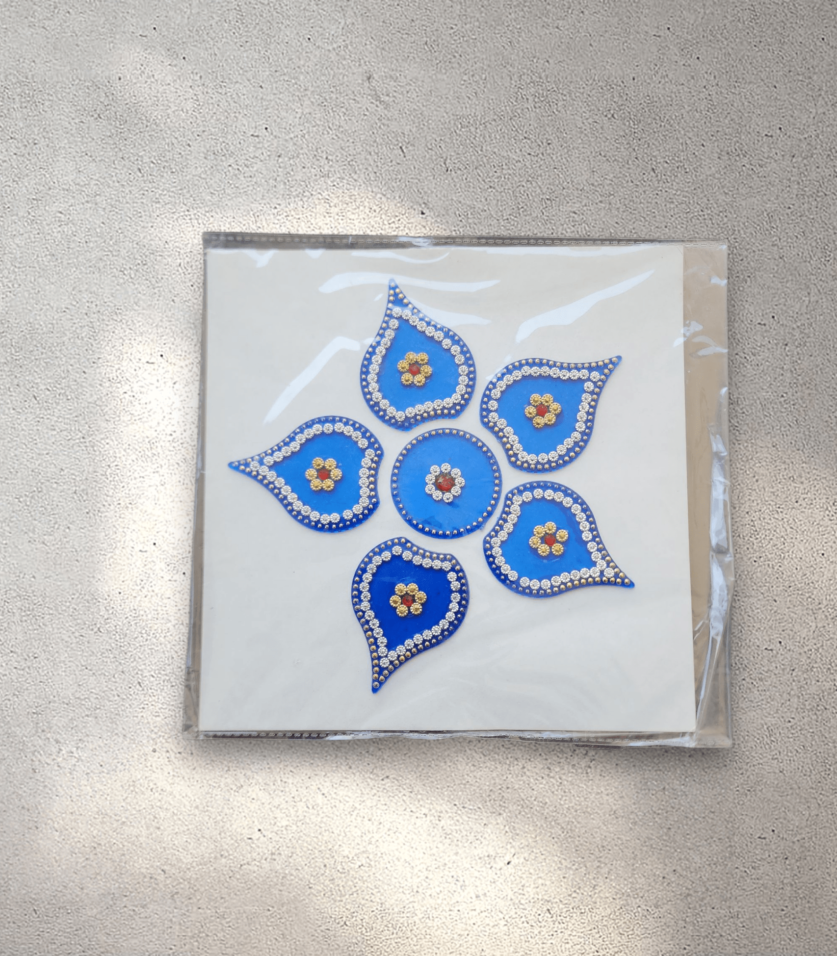 Small Perspex Rangoli Mat - 13