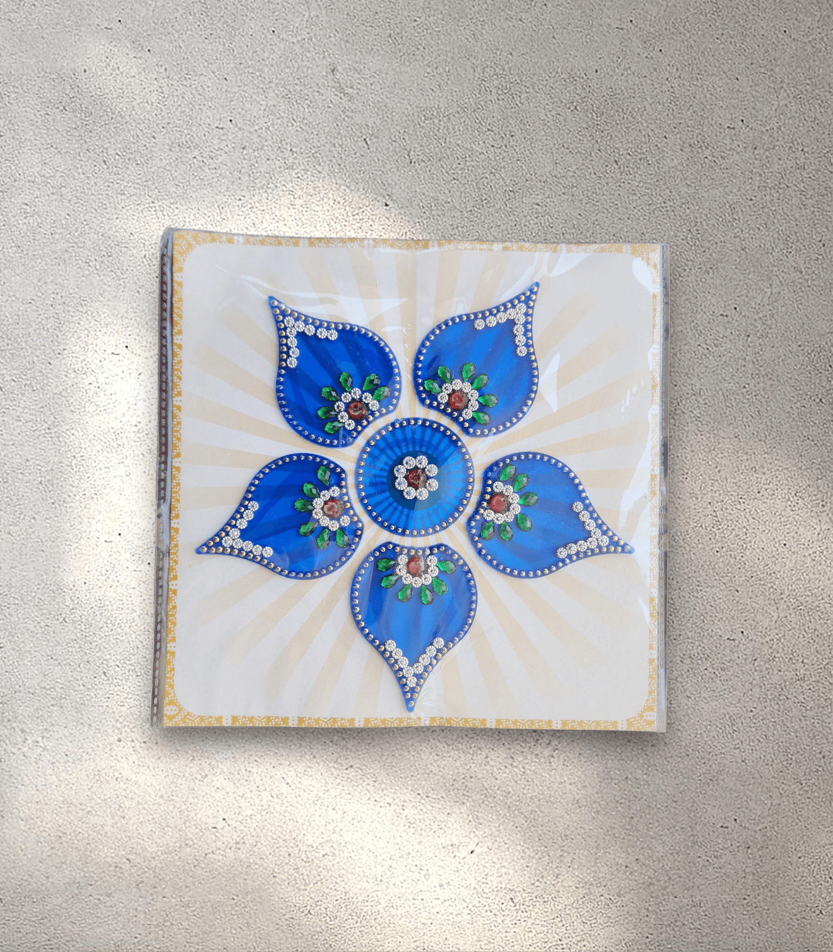 Small Perspex Rangoli Mat - 16
