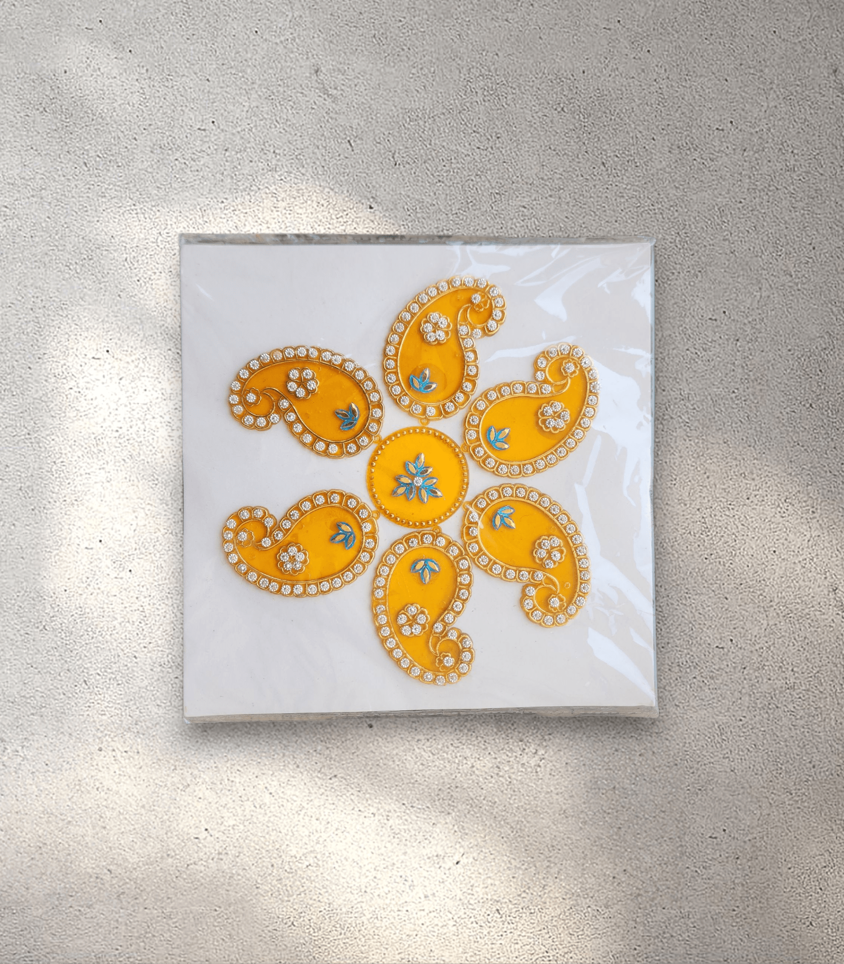 Small Perspex Rangoli Mat - 14