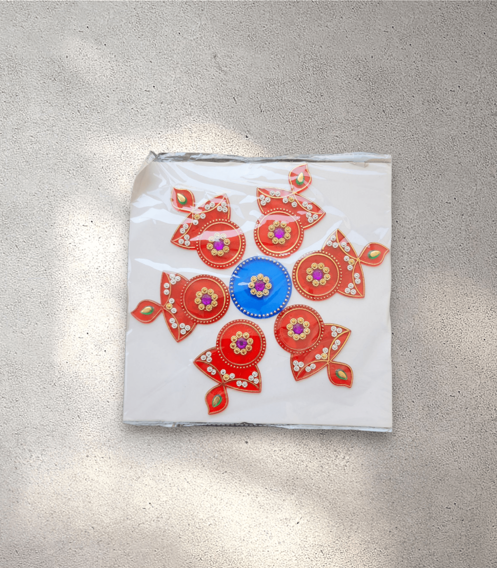 Small Perspex Rangoli Mat - 9
