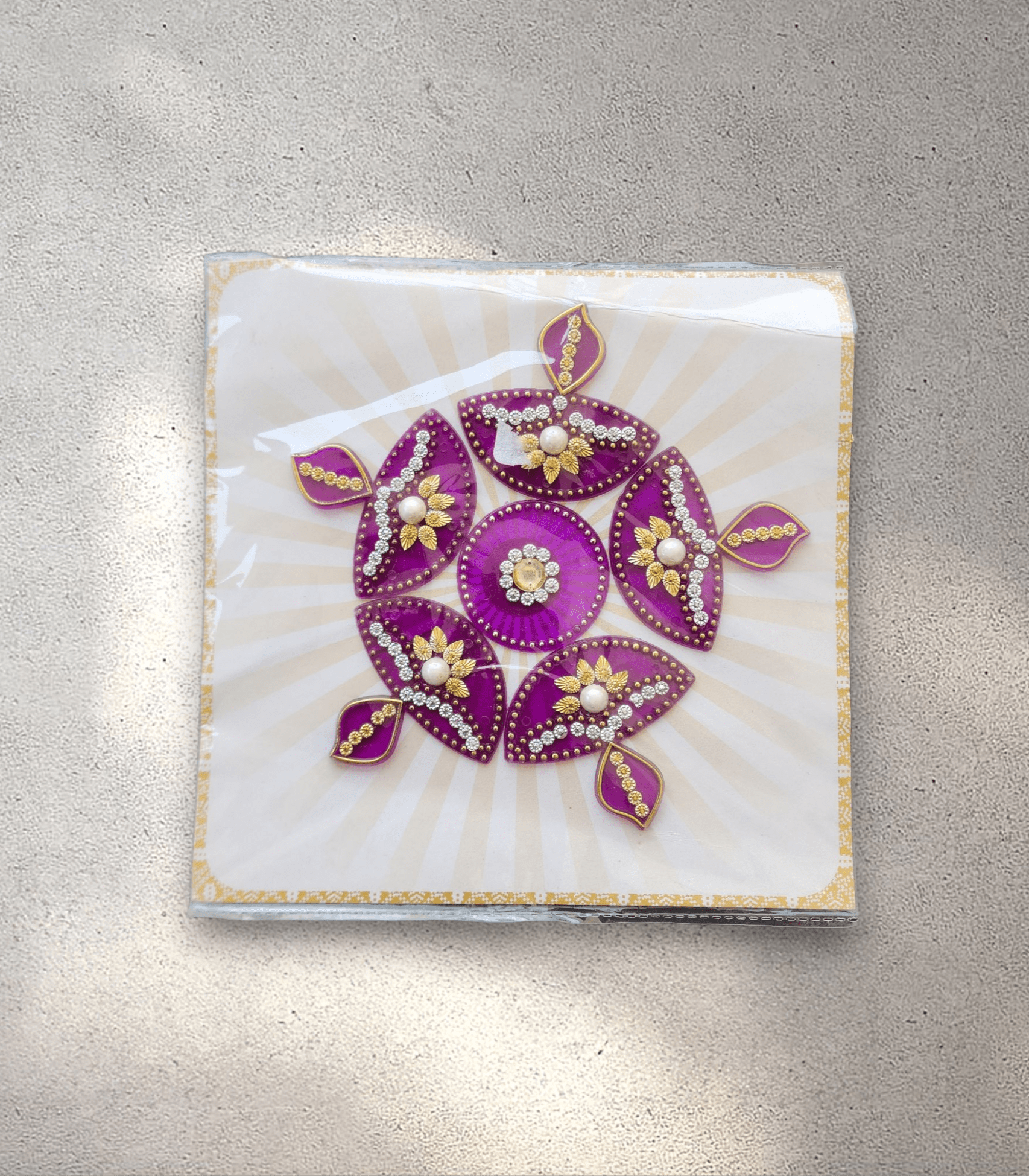 Small Perspex Rangoli Mat - 12