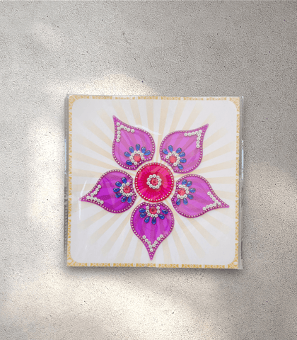 Small Perspex Rangoli Mat - 1
