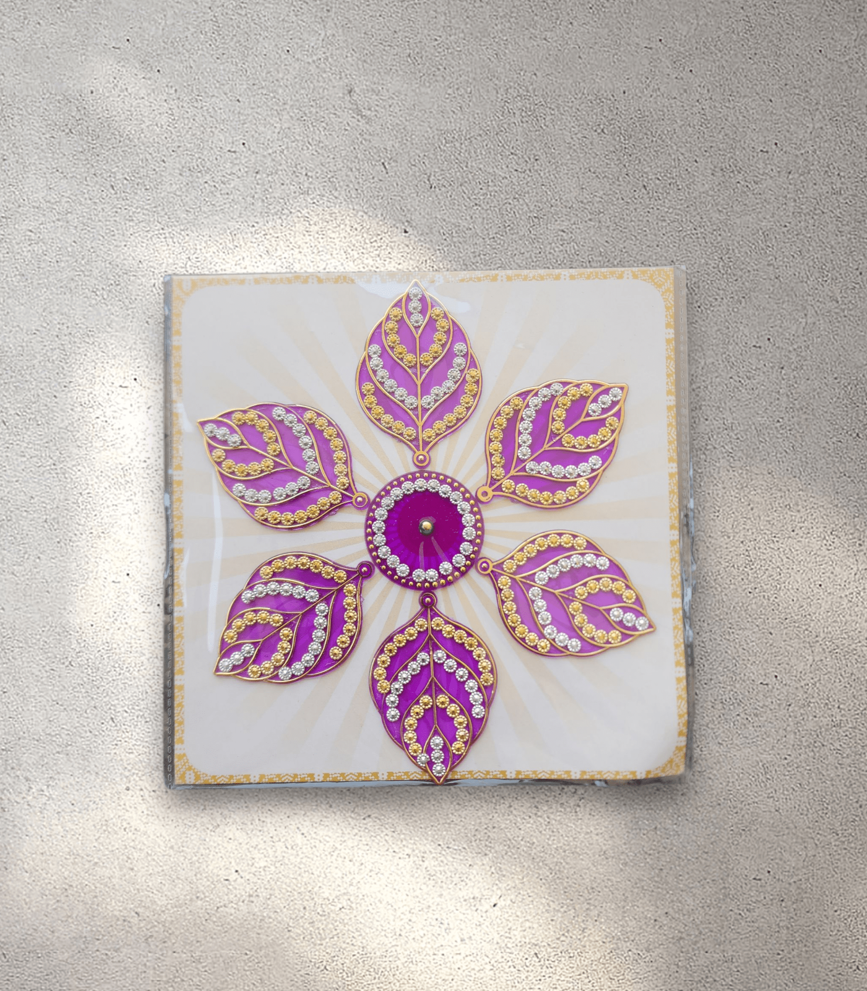 Small Perspex Rangoli Mat - 7