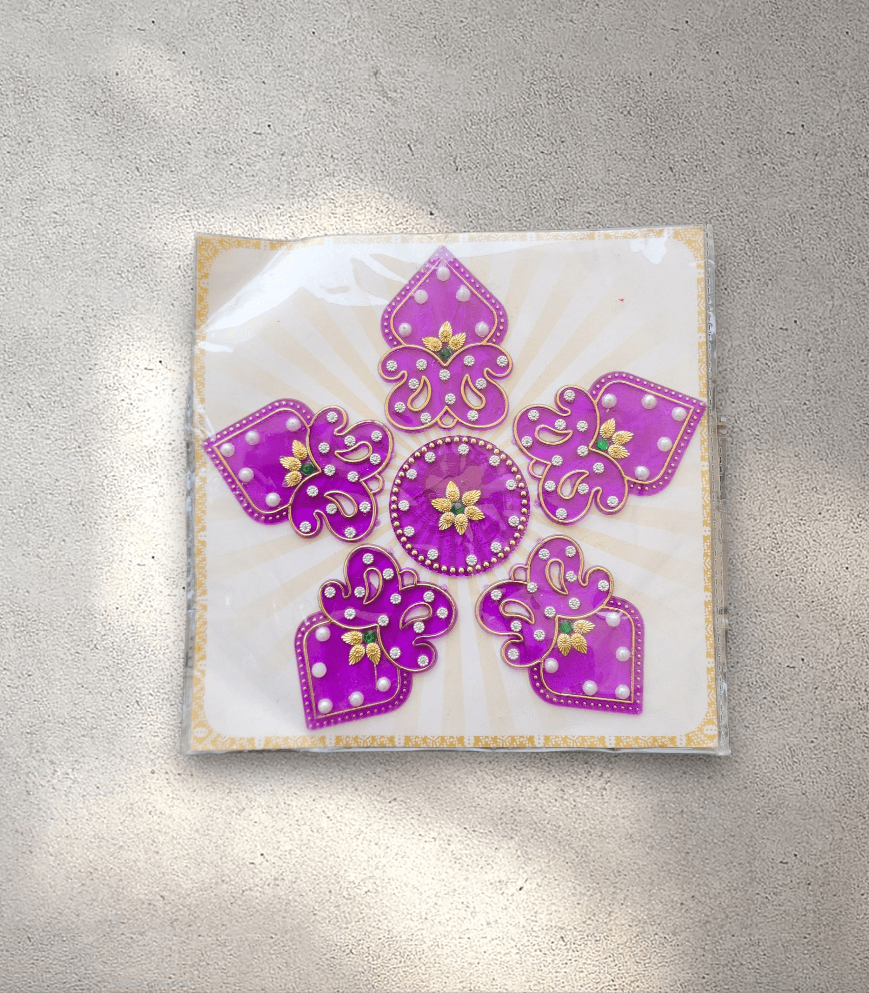 Small Perspex Rangoli Mat - 8
