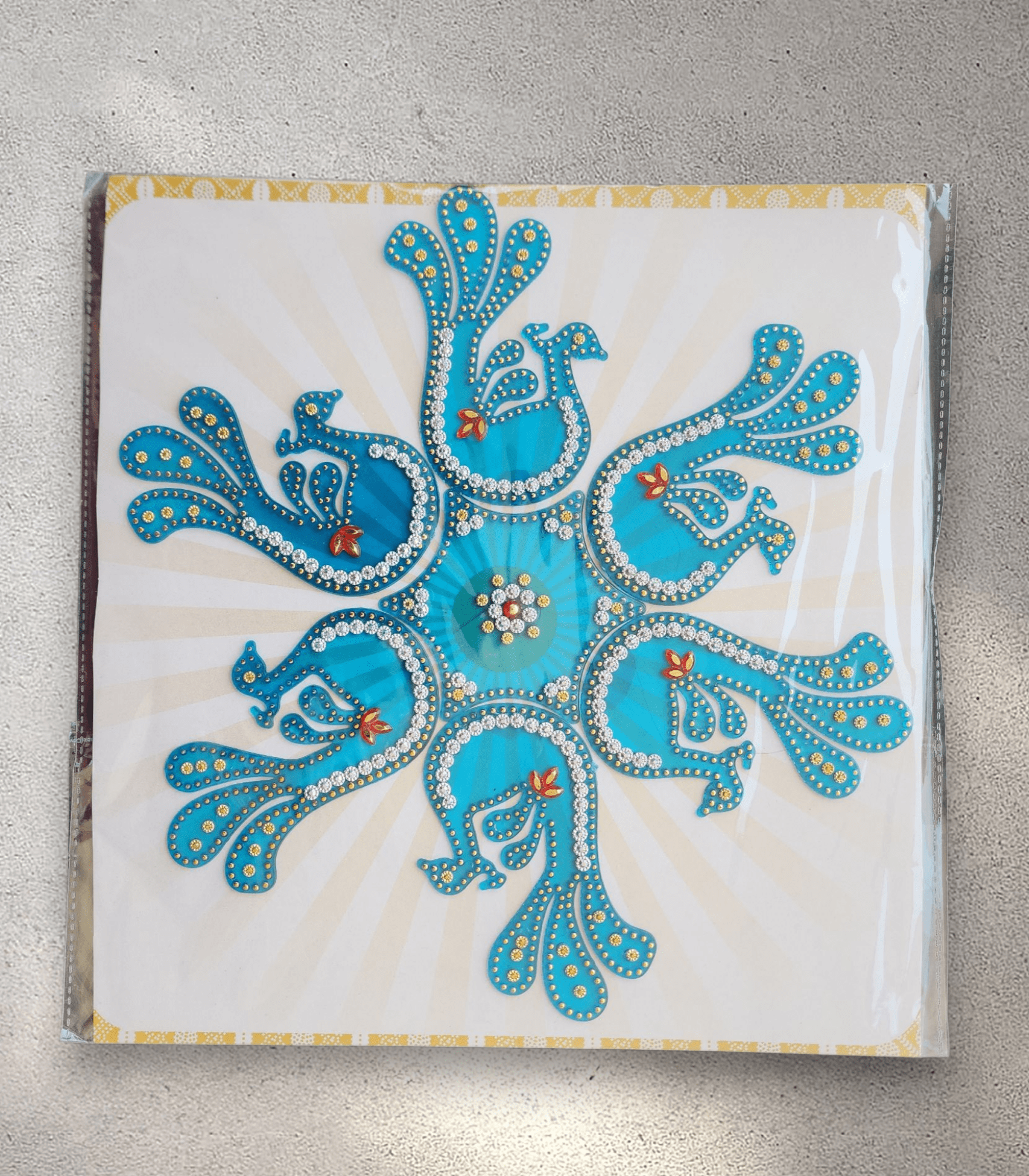 Large Perspex Rangoli Mat - 12