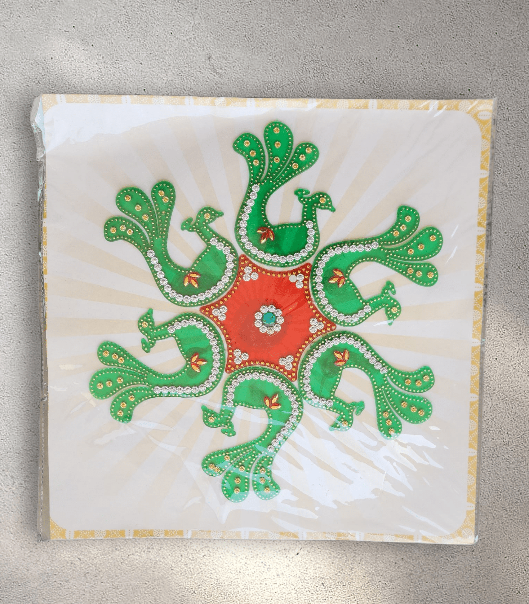 Large Perspex Rangoli Mat - 8