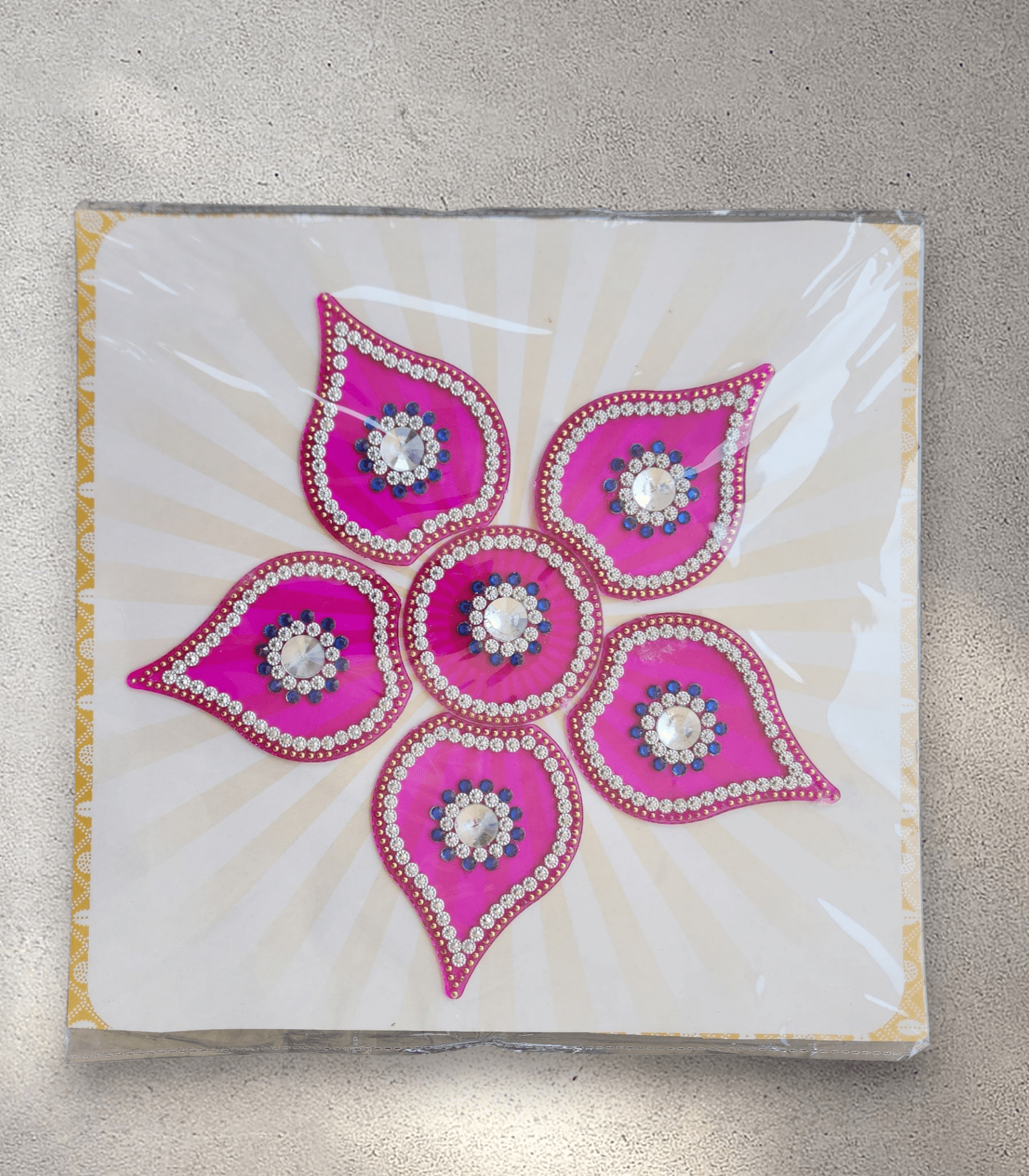 Large Perspex Rangoli Mat - 10