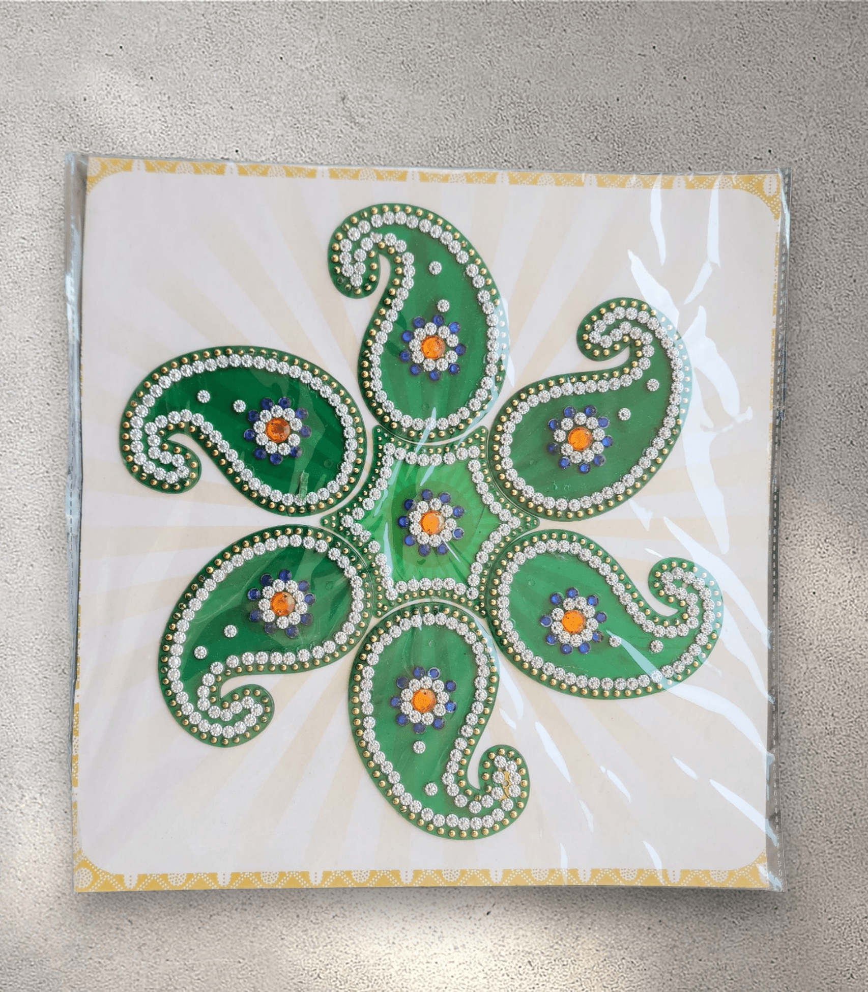 Large Perspex Rangoli Mat - 9