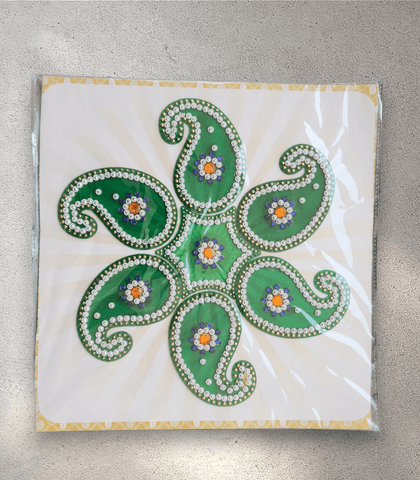 Large Perspex Rangoli Mat - 9