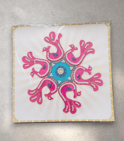 Large Perspex Rangoli Mat - 5