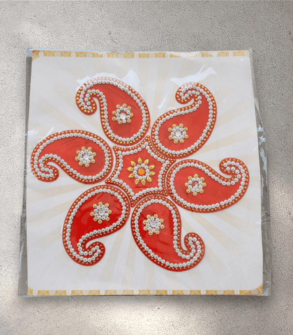 Large Perspex Rangoli Mat - 1