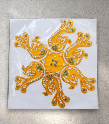 Large Perspex Rangoli Mat - 3