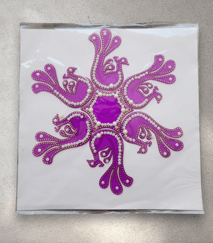 Large Perspex Rangoli Mat - 6