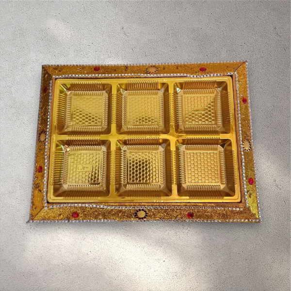 6 Compartment Sweet Tray