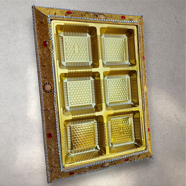6 Compartment Sweet Tray
