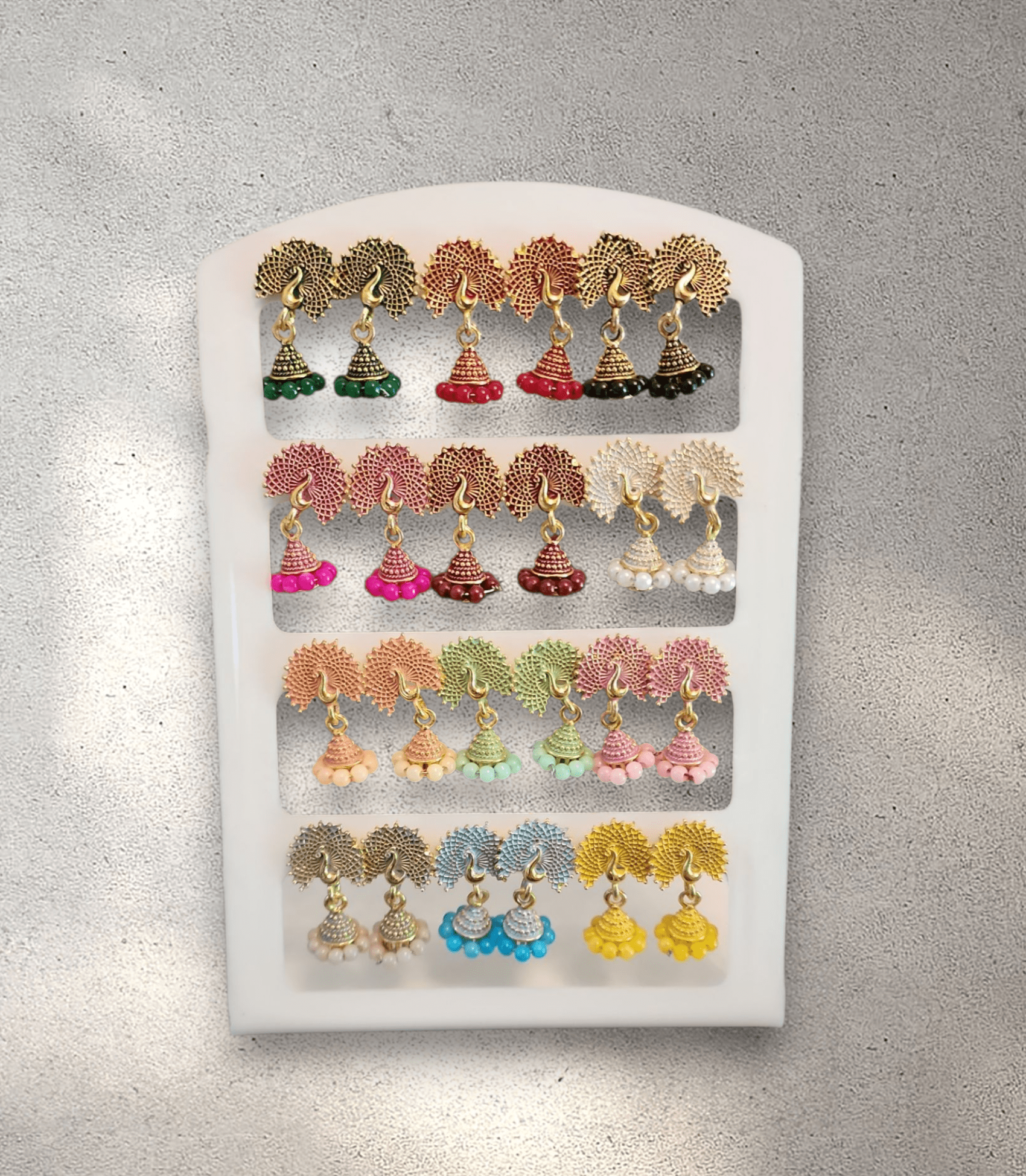 Jhumka Card (Set of 12) - Design 4