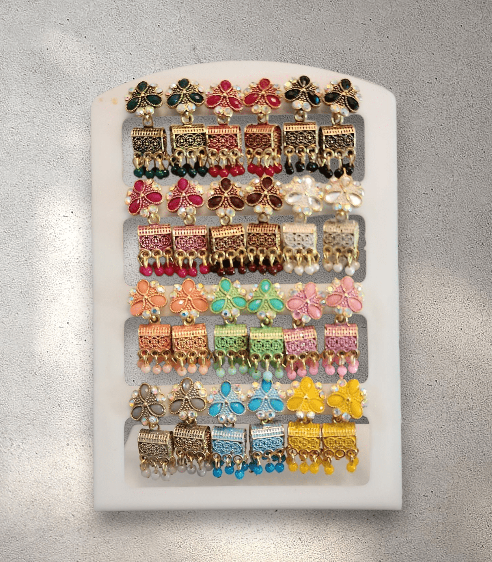 Jhumka Card (Set of 12) - Design 5