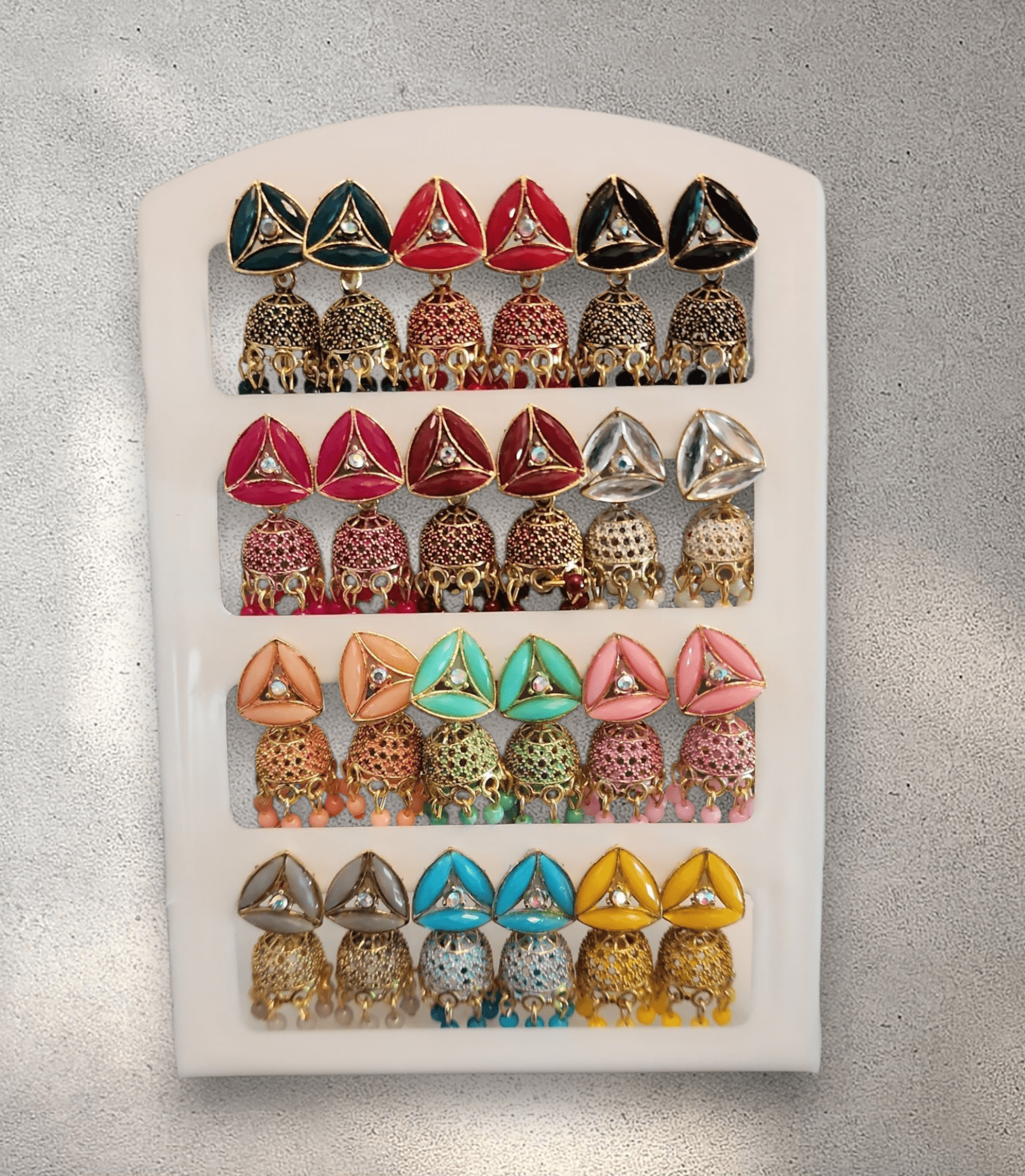 Jhumka Card (Set of 12) - Design 12