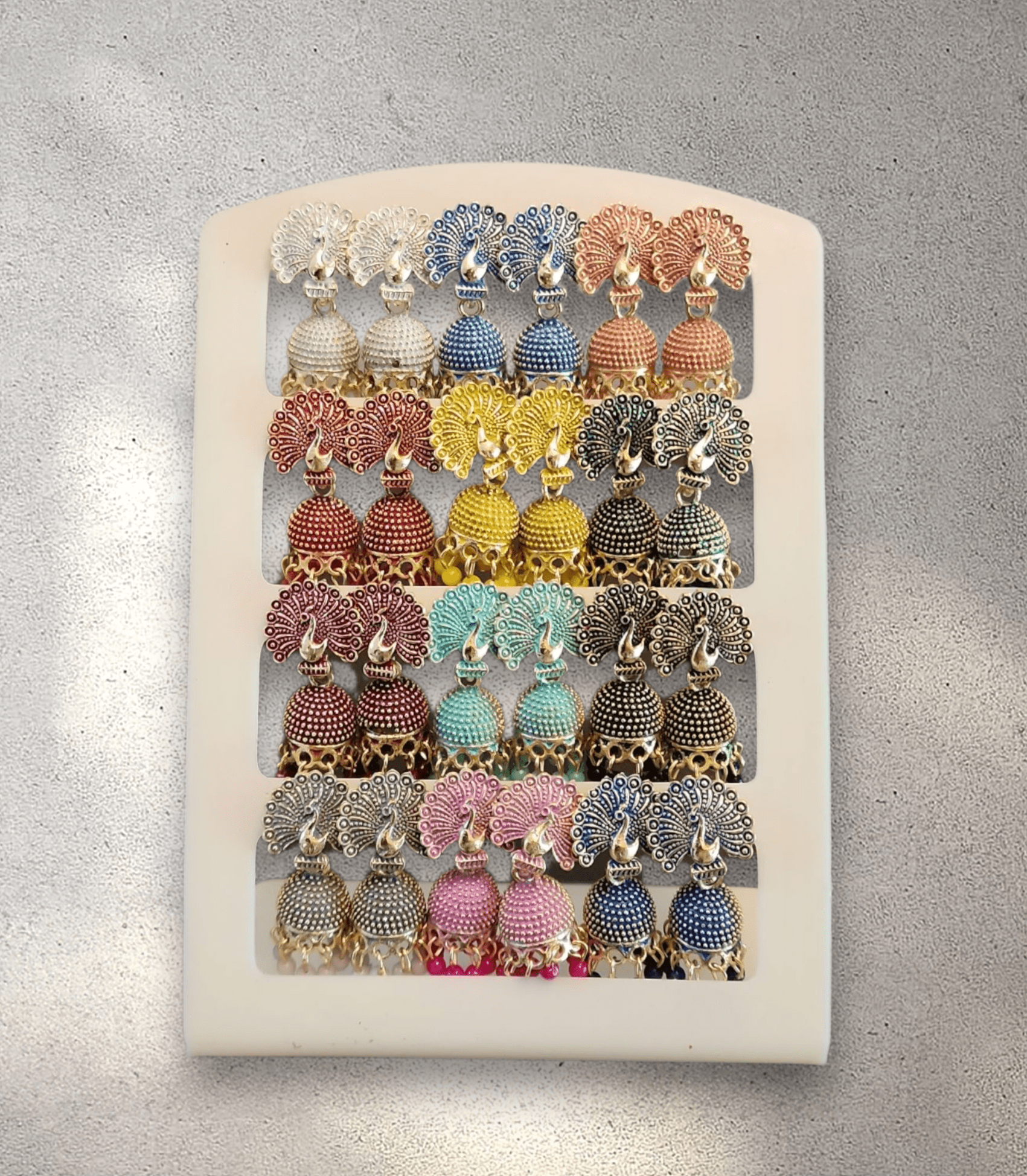 Jhumka Card (Set of 12) - Design 13