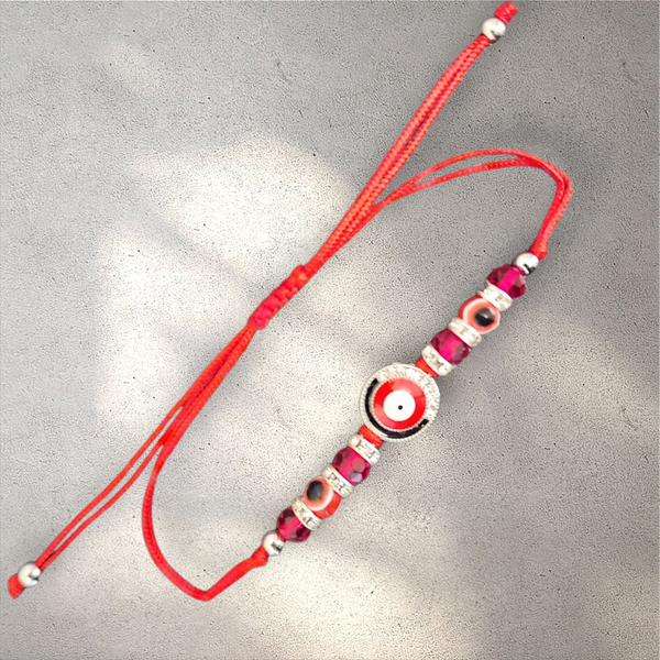 Gloss Bead Evil Eye String