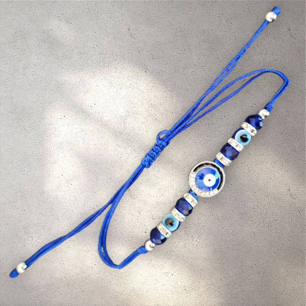 Gloss Bead Evil Eye String