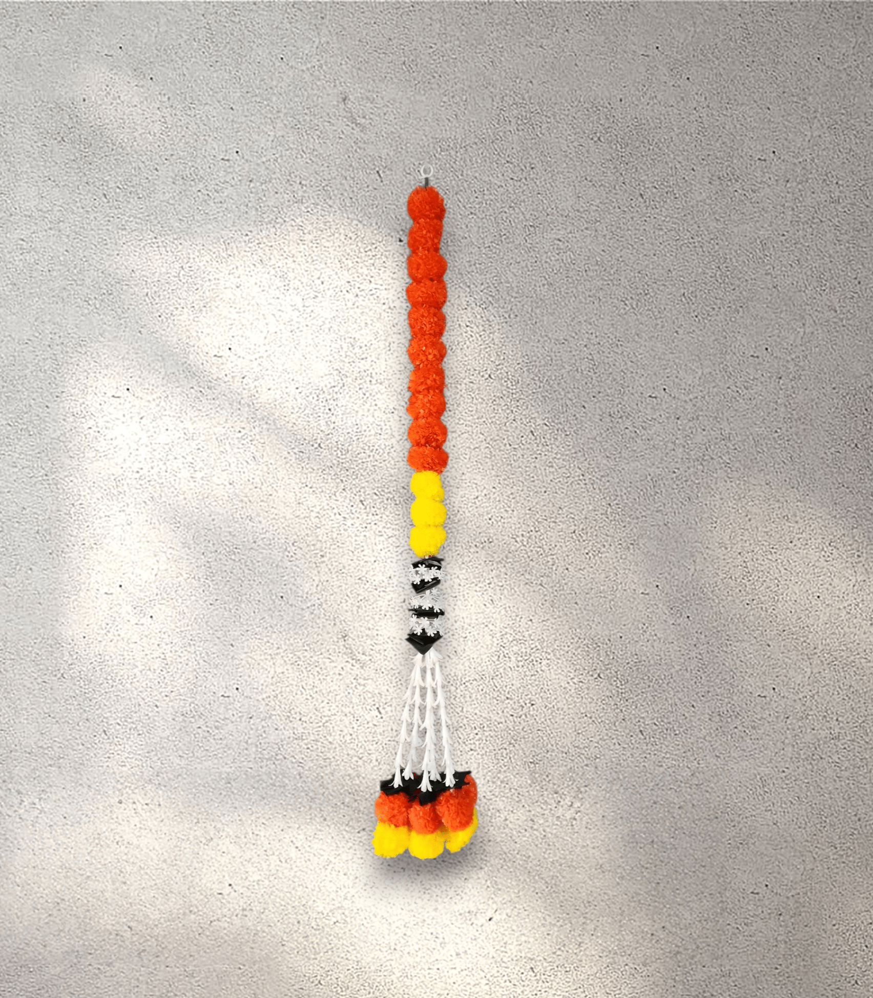 Small Fancy Orange Marigold Flower Garland