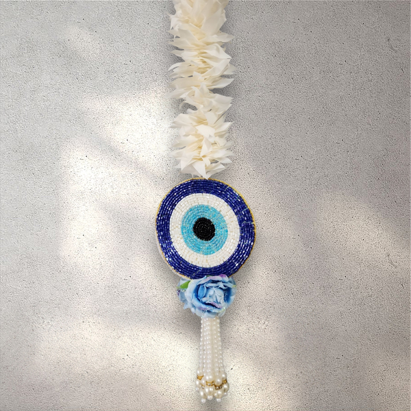 Evil Eye Flower Garland