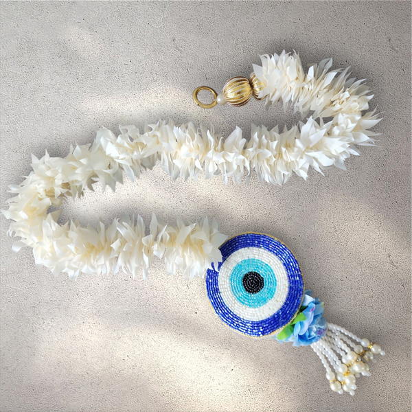 Evil Eye Flower Garland