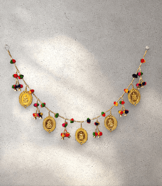 Lakshmi and Ganesha Door Garland