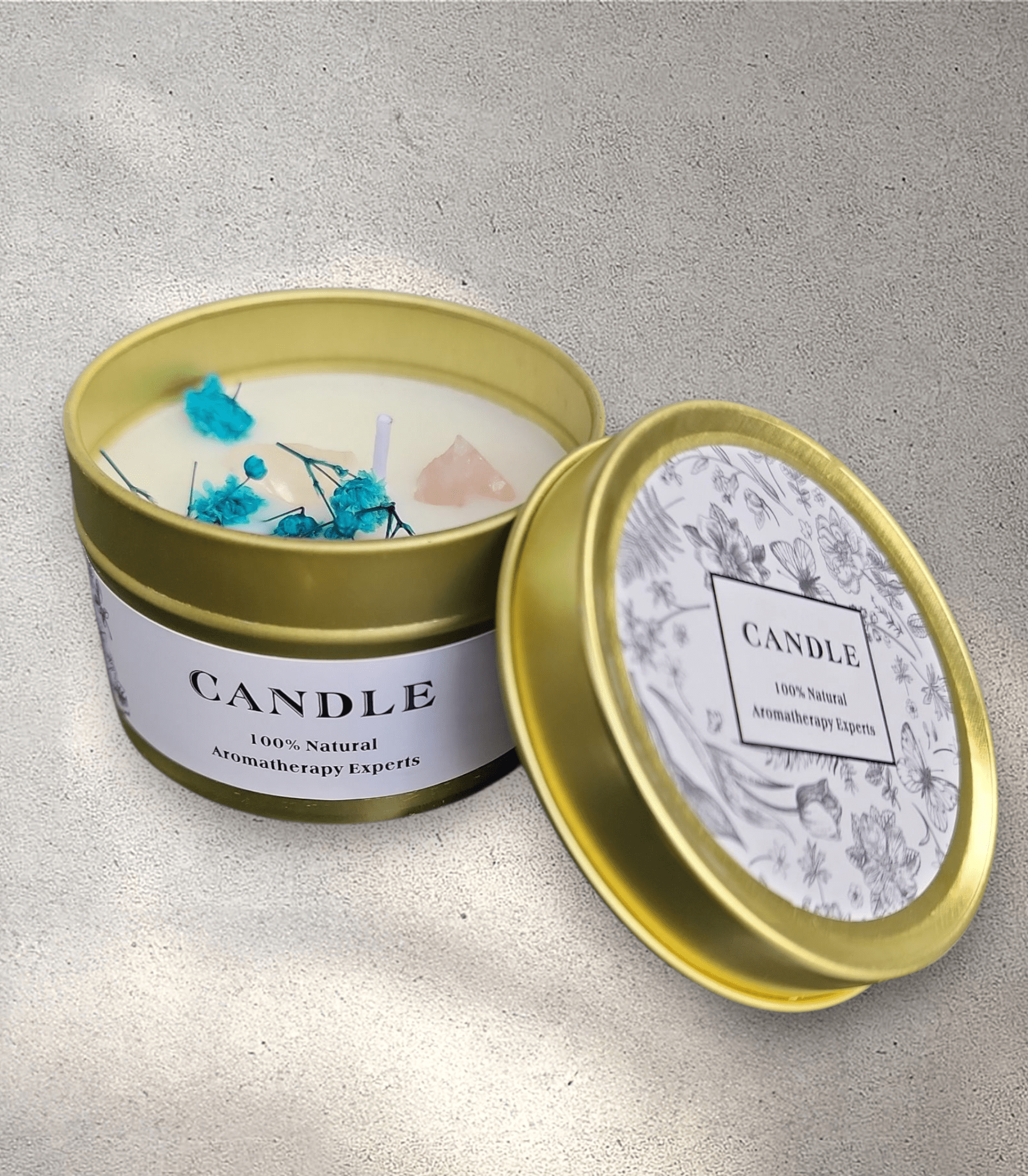 Crystal Aroma Scented Candle